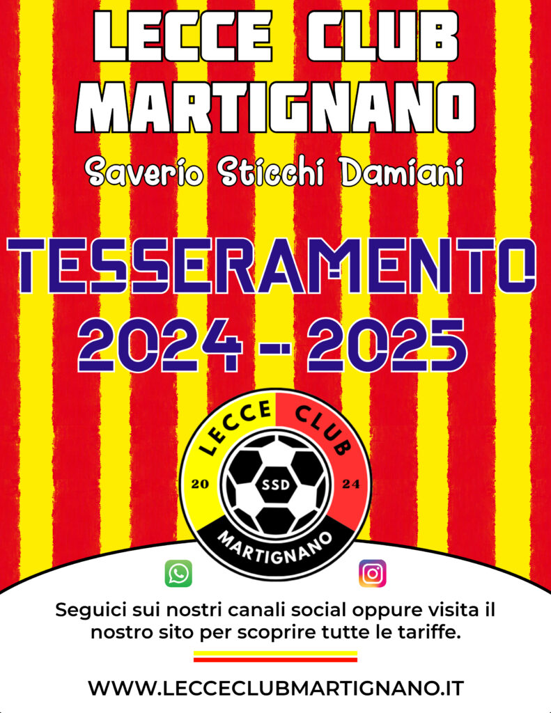 APERTURA TESSERAMENTI