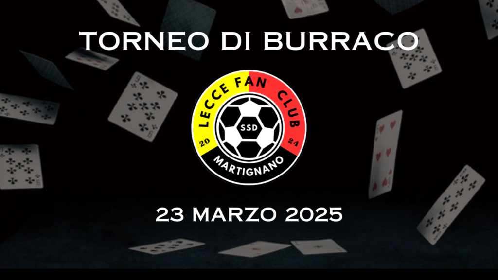Torneo di Burraco Lecce Fan Club Martignano