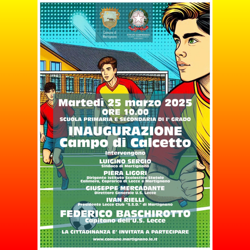 Inaugurazione Campo di Calcetto a Martignano
