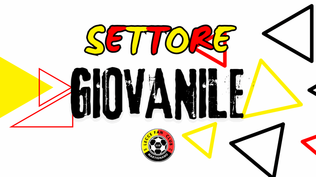 Il programma delle gare del Settore Giovanile