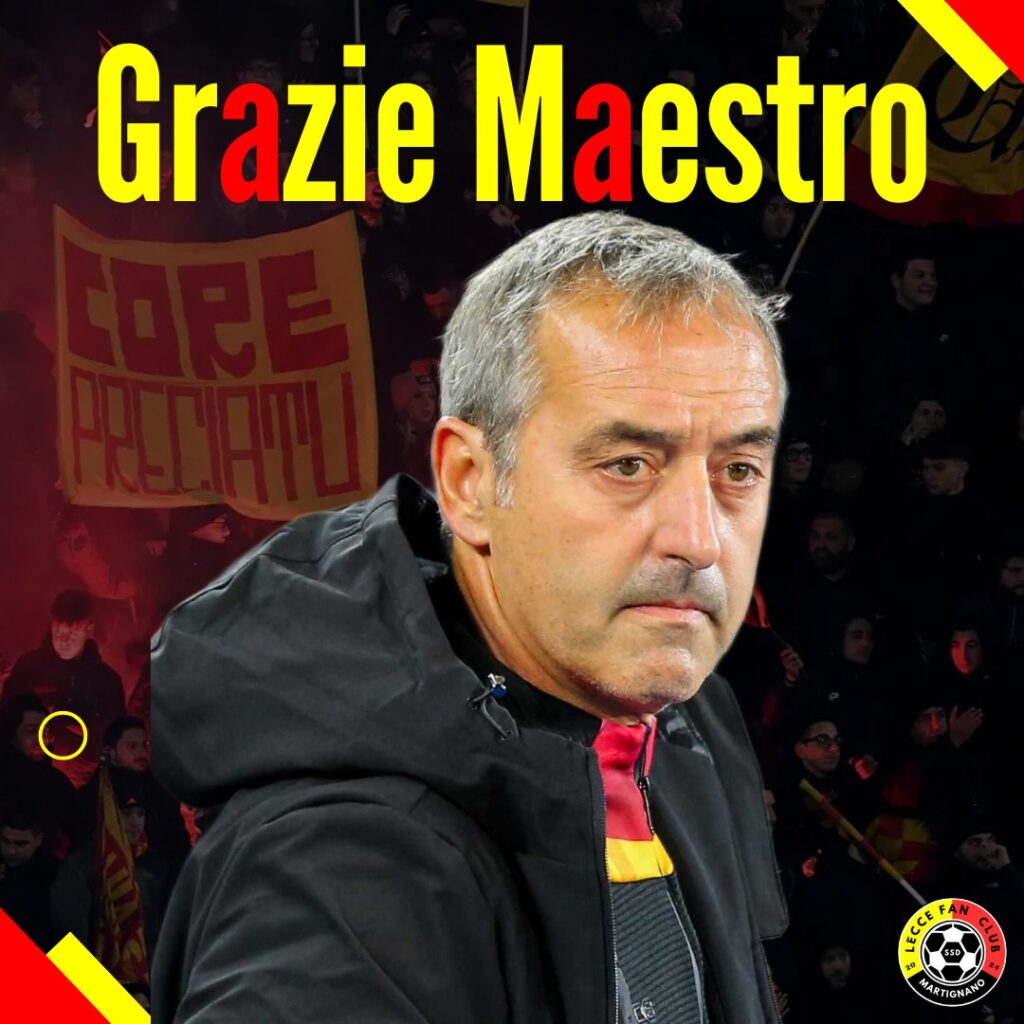 Giampaolo non è più l’Allenatore del Lecce